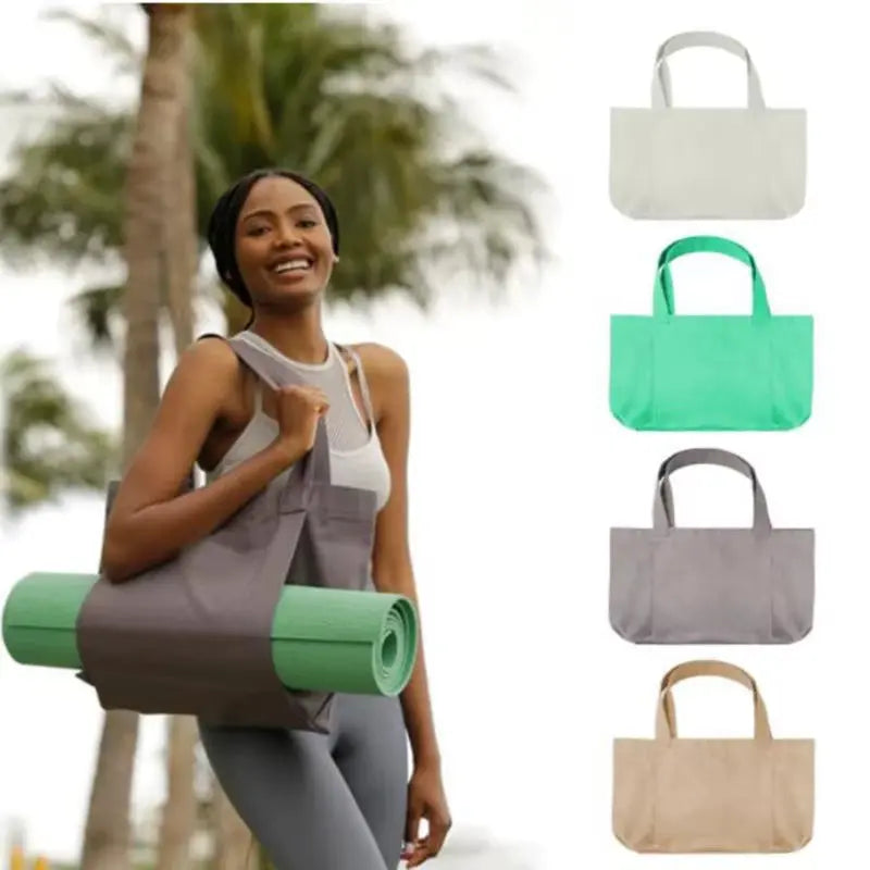 Multifunctional Yoga Mat Carry Bag – Lightweight, Foldable & Large Capacity for Fitness & Travel