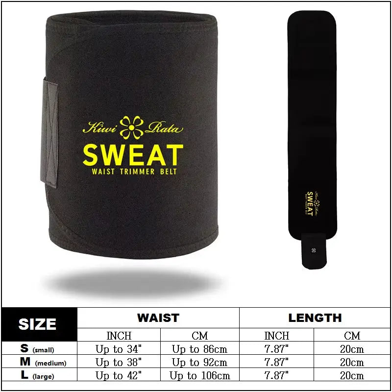 Adjustable Waist Trimmer Belt – Sweat & Tummy Control Body Shaper for Men | Gym & Workout Support