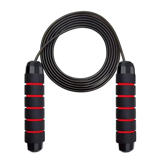 Adjustable Speed Jump Rope with Ball Bearings – Tangle-Free, Foam Handles for Home & Gym Workouts