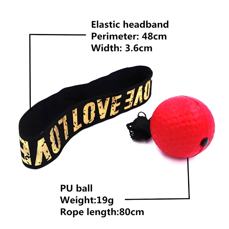 MMA Boxing Reflex Speed Ball – Head-Mounted Punch Training for Hand-Eye Coordination & Fitness