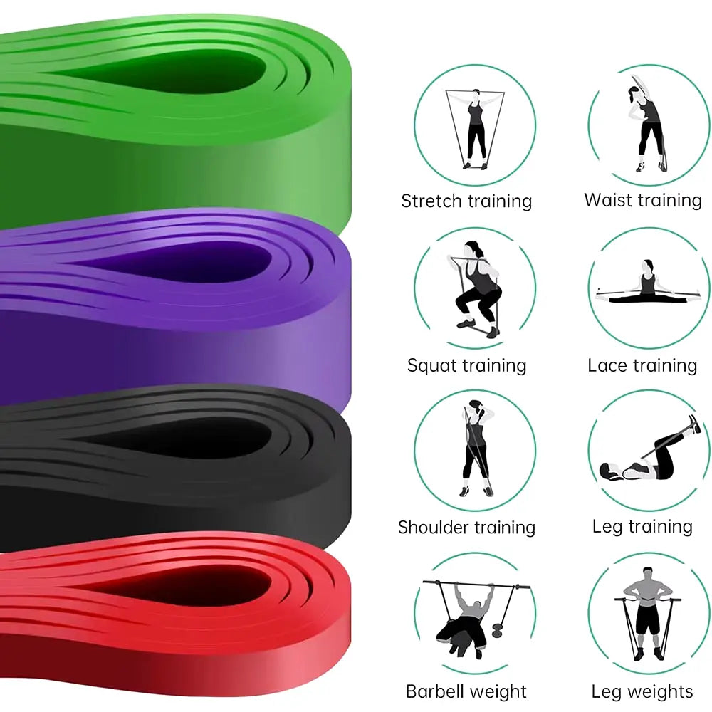 Heavy-Duty Resistance Bands – Pull-Up Assist & Full-Body Strength Training for Home & Gym